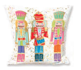 Colorful Nutcracker Pillow